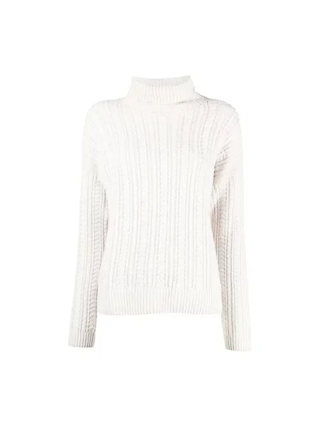 Sweter z golfem Eleventy wełniany do golfa szary