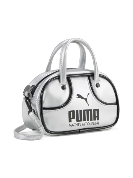 PUMA Poșete gri argintiu negru