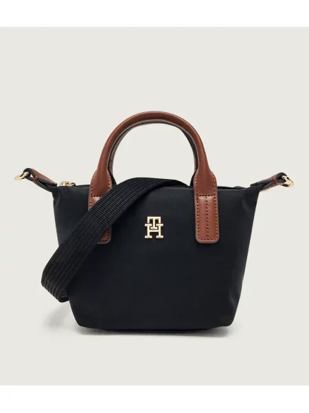 Geantă shopper Tommy Hilfiger negru