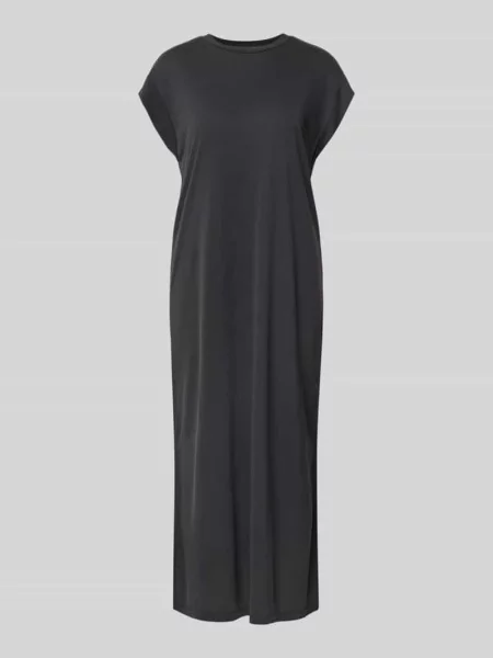 Prosta sukienka casualowa z mieszanki model ANORA' Pieces czarna