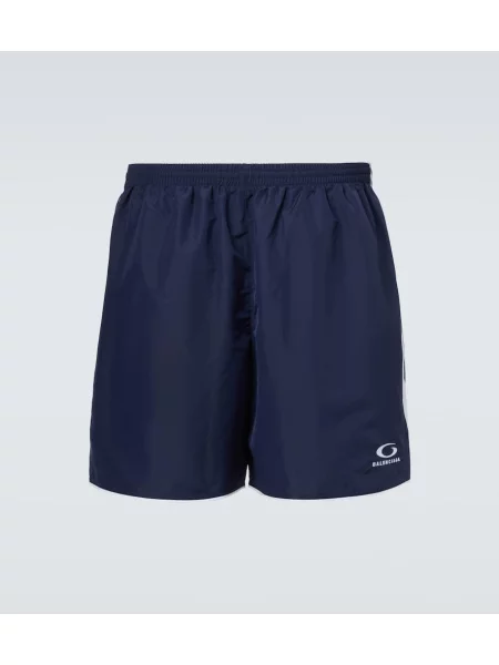 Slip de baie Balenciaga albastru