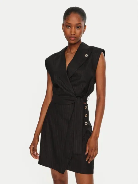 Bruuns Bazaar Vestă elegantă Berin negru