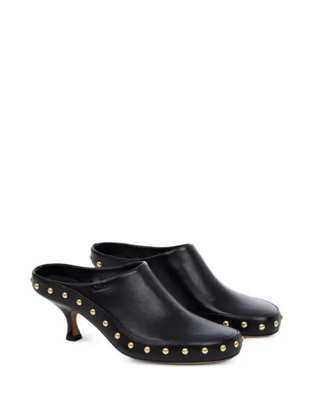 Papuci tip mules Chloé negru