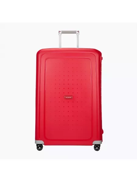 Walizka podróżna Samsonite S'cure Spinner l czerwona