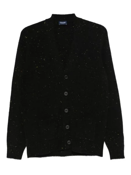 Svetr Drumohr s kapsami na knoflíky černý