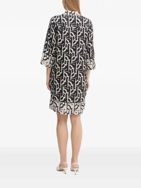 Rochie mini Marc Aurel cu imagine negru