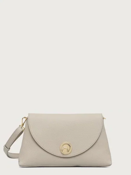 Coccinelle geantă crossbody pentru femei din piele NIKLA bej