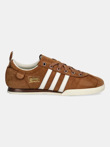 Σουέτ αθλητικά παπούτσια adidas Originals Samba καφέ