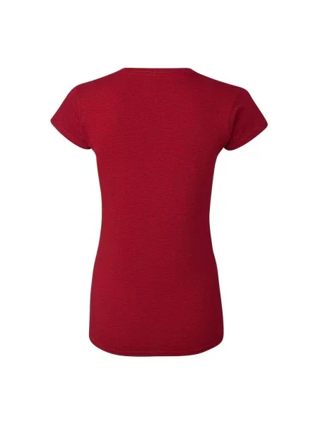 Koszulka Softstyle Heather czerwona