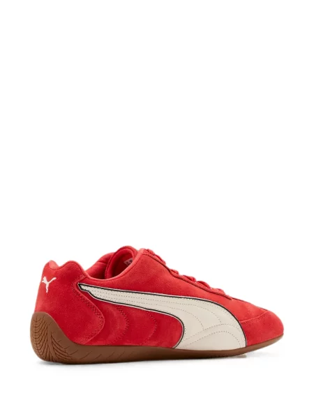 Sneakerși Puma Ferrari din piele roșu