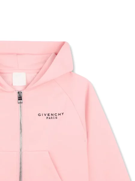 Bluza z kapturem dziecięca Givenchy różowa