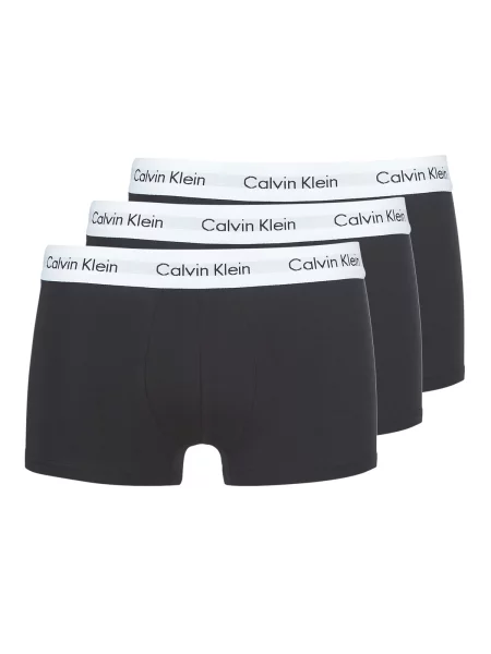 Gaćice Calvin Klein Jeans niski struk crna