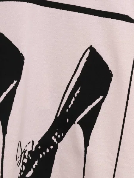 Tricou Vaquera cu imagine roz