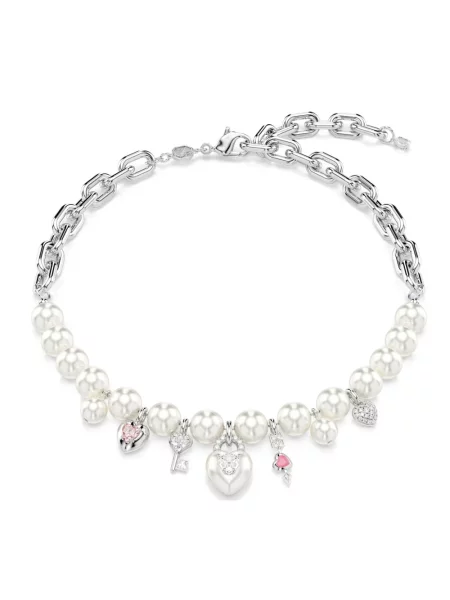 Naszyjnik Swarovski biały