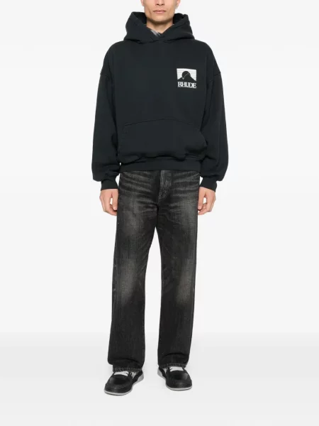 Hanorac cu glugă Rhude negru