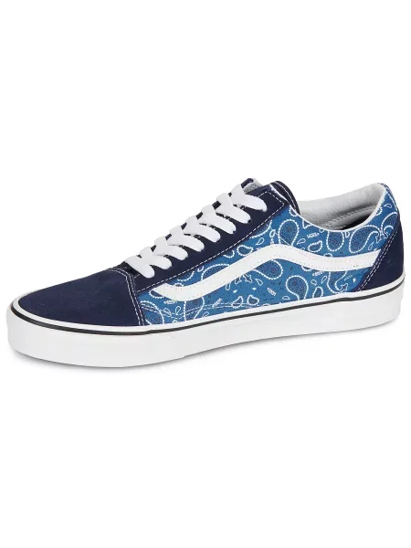 Pantofi Vans cu model paisley albastru