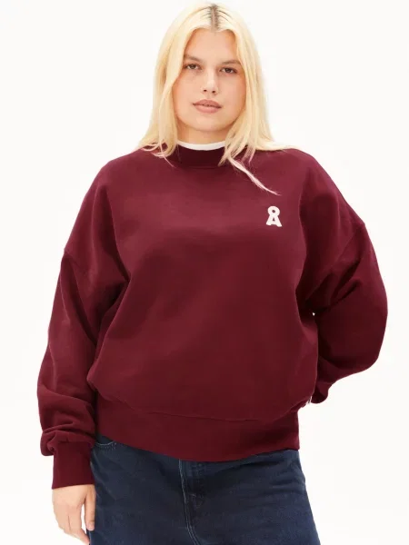 ARMEDANGELS Bluza Kobiety S czerwony