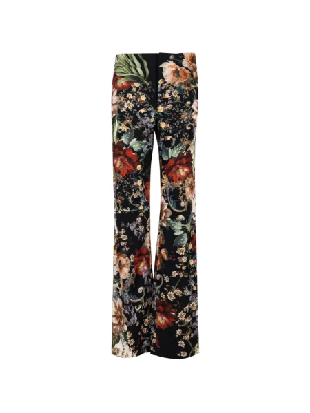 Pantaloni Alice + Olivia cu model floral cu imagine negru