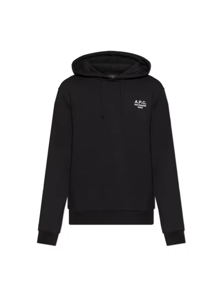 Bluza z kapturem A.p.c. czarna