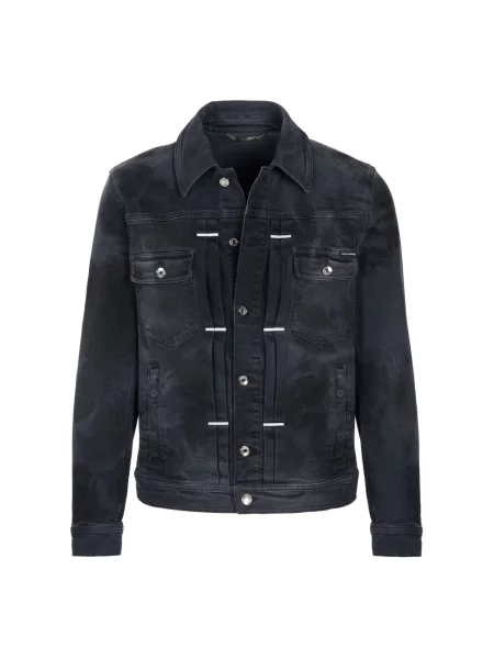 Kurtka jeansowa Dolce And Gabbana czarna