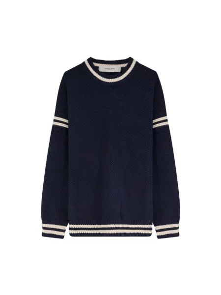 Dzianinowy sweter Golden Goose niebieski