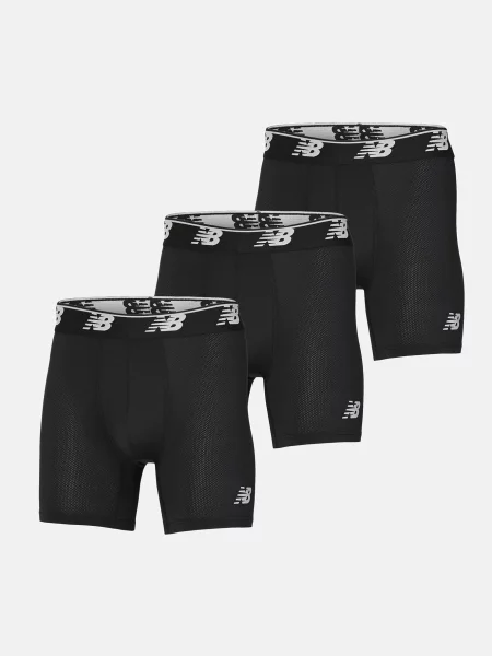 Боксеры New Balance с сеткой черные
