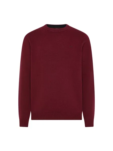 Sweter Sun68 wełniany czerwony