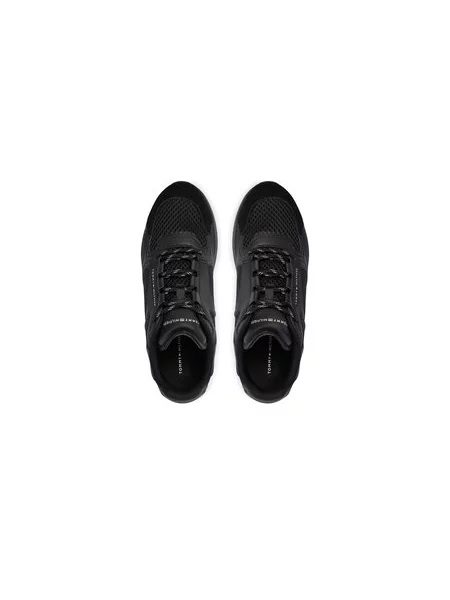 Tommy Hilfiger LIGHTWEIGHT RUNNER MONOCOLOR tenisice za muškarce crna
