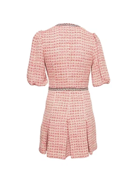 Rochie mini Maje din tweed roșu