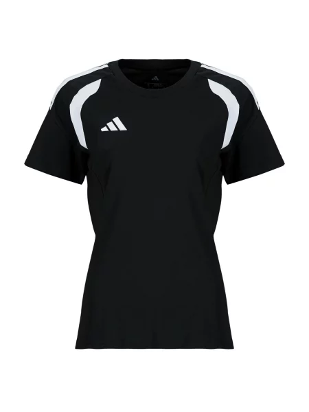 Nogomet majica Adidas s kratkimi rokavi črna