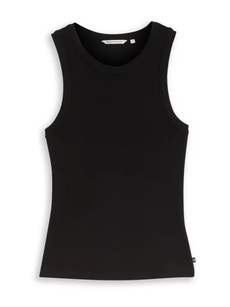 TOM TAILOR DENIM Top negru