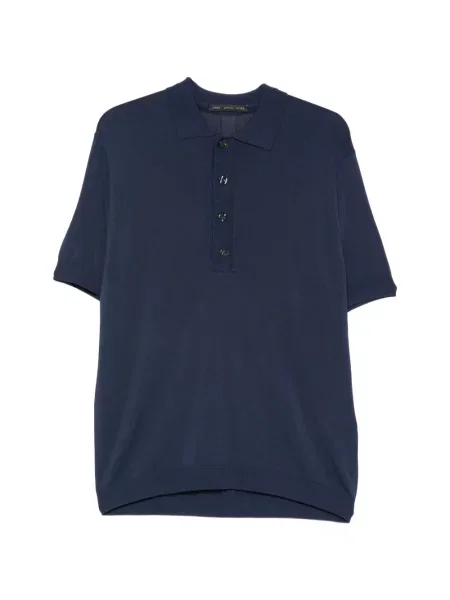 Поло тениска Low Brand синьо