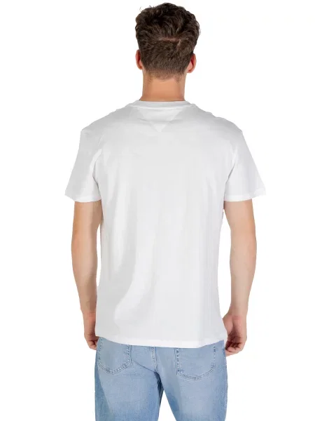 Tricou Tommy Hilfiger Jeans alb