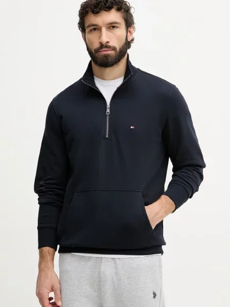 Tommy Hilfiger pulover bombažen modra