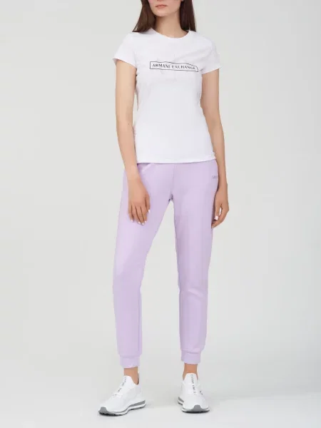 Спортивные штаны Armani Exchange фиолетовые