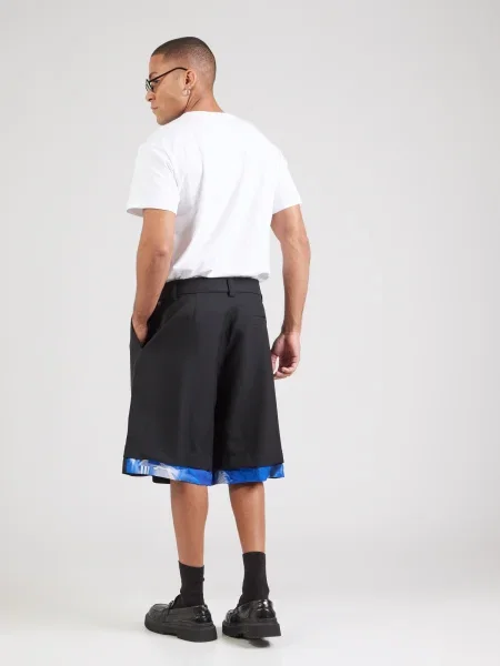 Versace Jeans Couture Pantaloni cutați albastru / negru alb