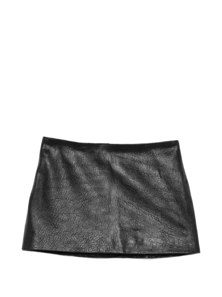 Fustă din piele Manokhi negru