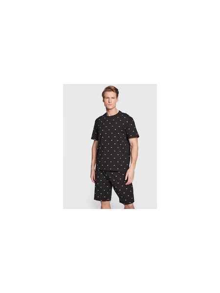 Lacoste Pizsama Regular Fit fekete