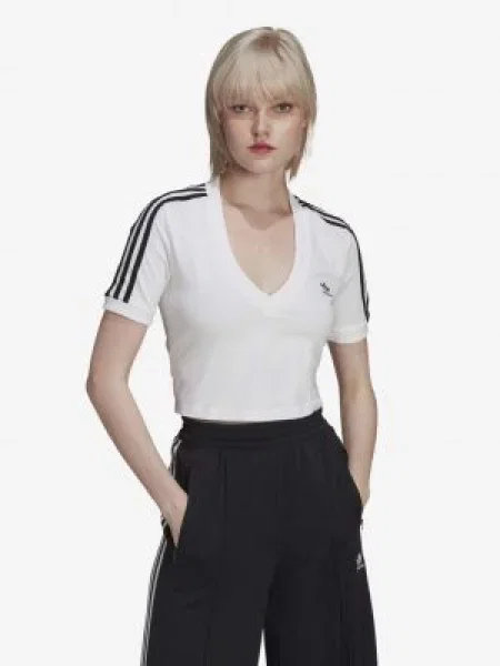 Top Adidas biały