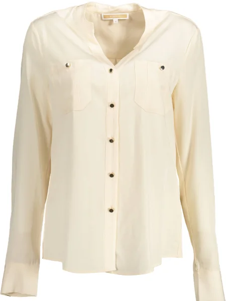 Długa koszula Kocca z długim rękawem biała