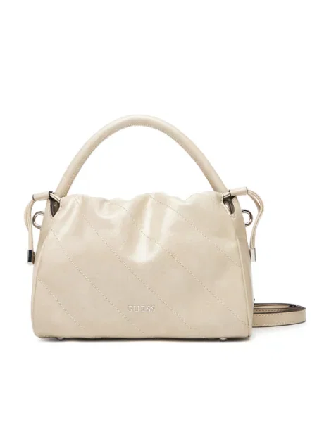 Τσάντα Guess Amys Κρεμ μπεζ