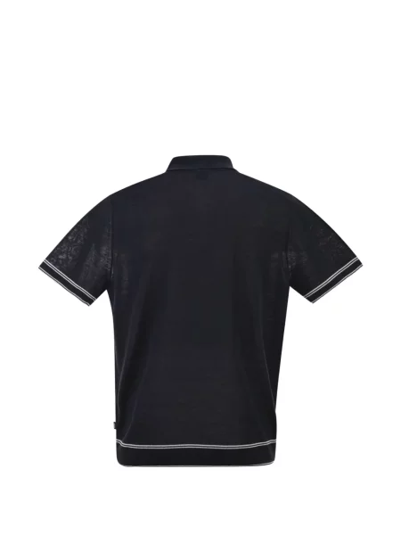 Tricou polo Boss cu dungi albastru