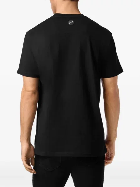 Tricou Philipp Plein cu imagine negru