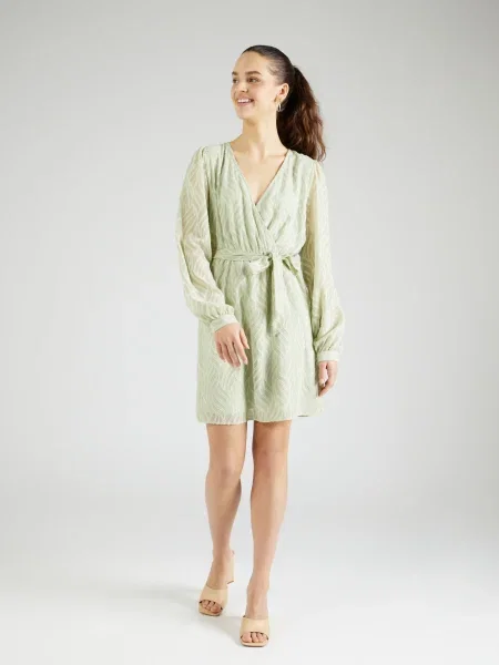 VILA Rochie MALIANA pastel verde
