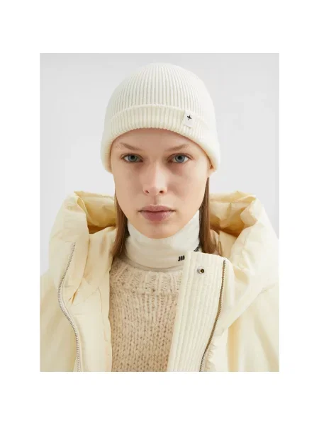 Czapka Jil Sander beżowa