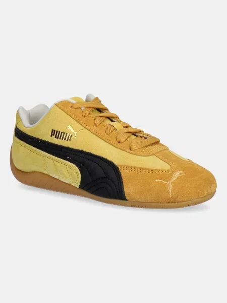 Велурени маратонки Puma Speedcat жълто