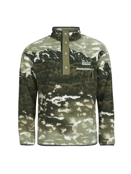 Pocnitură hanorac sport Columbia din fleece cu imagine verde