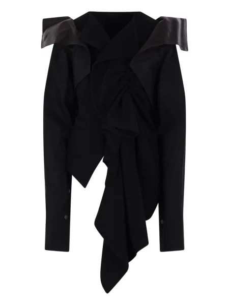 Geacă Yohji Yamamoto drapată negru
