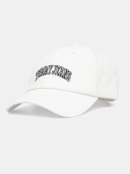Tommy Jeans șapcă de baseball din cu imprimeu alb