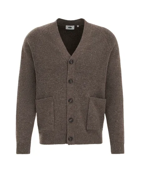 WE Fashion Geacă tricotată taupe gri